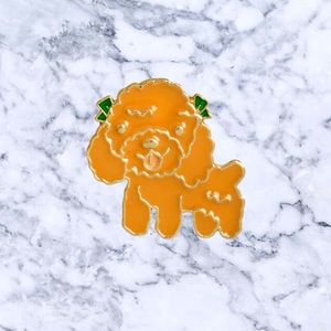 Poodle Enamel Pin